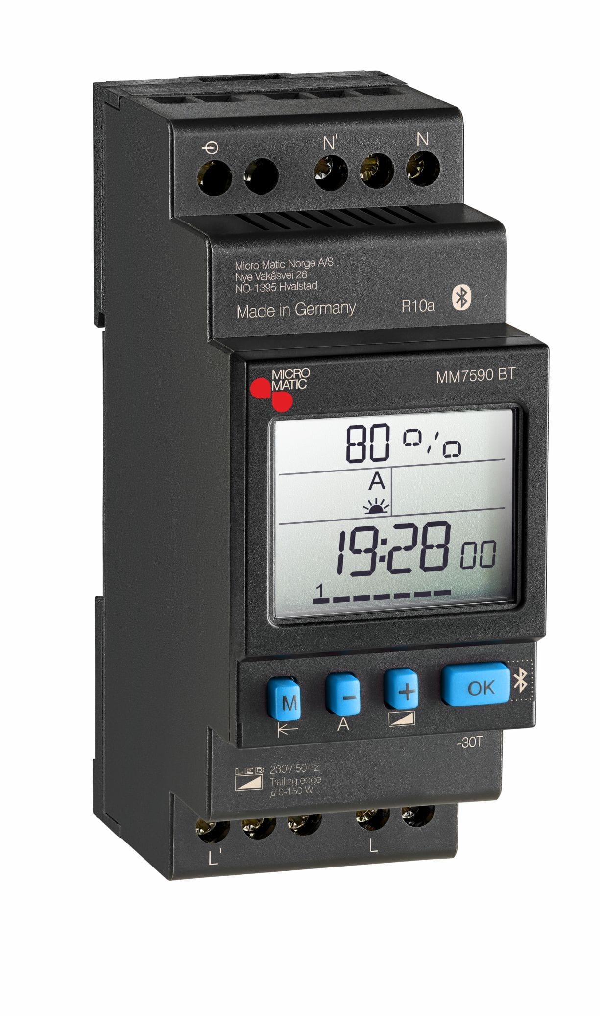 Function - ASTRODIM DIN BT150 MM7590 2POL