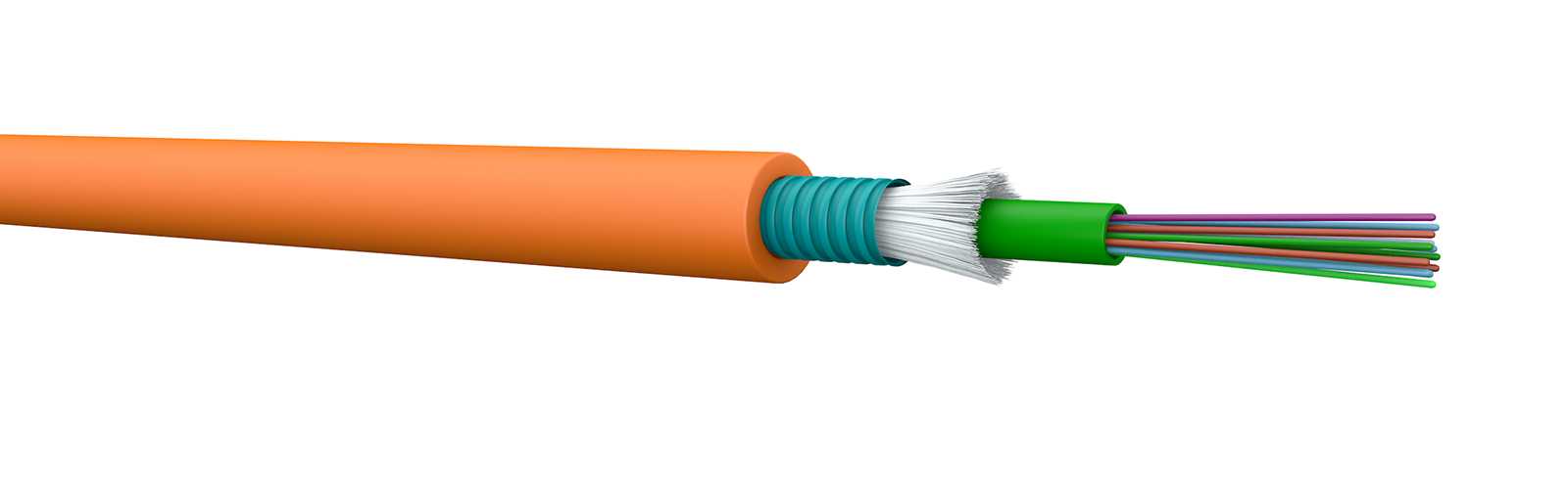 Prysmian - 3kN sentralrør maks 24 fibre, funksjonssikker, FireRes® ytterkappe