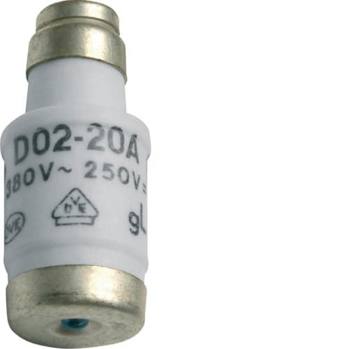 Hager - Smeltesikringspatroner D02 E18 20A 400V gG m.mel