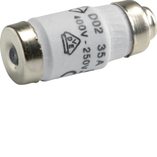 Hager - Smeltesikringspatroner D02 E18 35A 400V gG m.mel