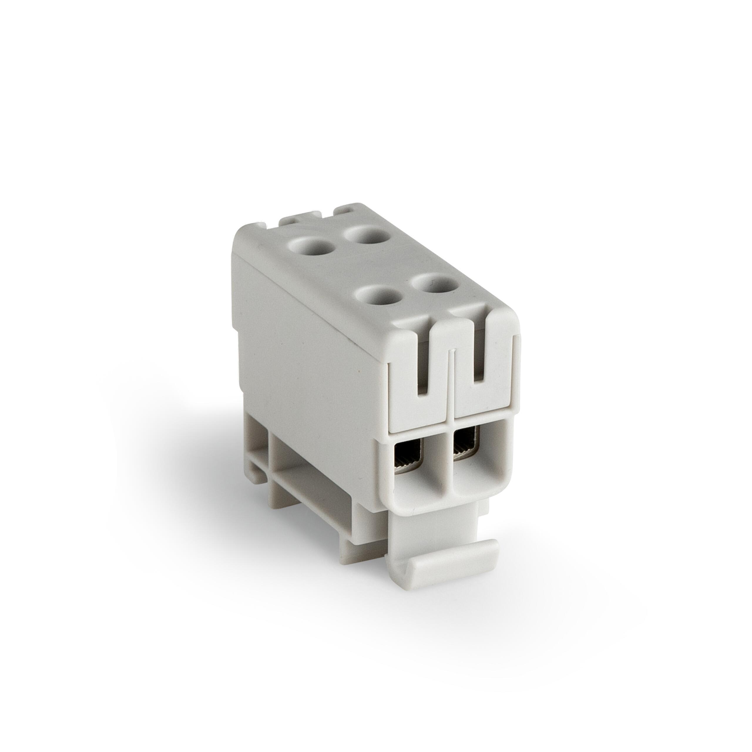 Legrand - KE65 Rekkeklemme avgr. Hvit Al/Cu 1.5-16 mm²