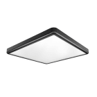 SG Armaturen - SENSE SURFACE 600x600 SORT 3000K30W, 3770lm, Ra>80, SDCM:3, Kl II, IP20, 100.000, L80/B20>
