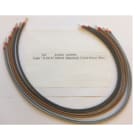 Hager - Målersløyfe, ledningssett for 230V IT/ TT. 2 stk hhv svart-brun-grå (2x3x10mm2), ledere lengde 90cm