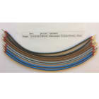 Hager - Målersløyfe, ledningssett for 400V TN. 2 stk hhv svart-brun-grå-blå (2x4x10mm2), ledere lengde 45cm