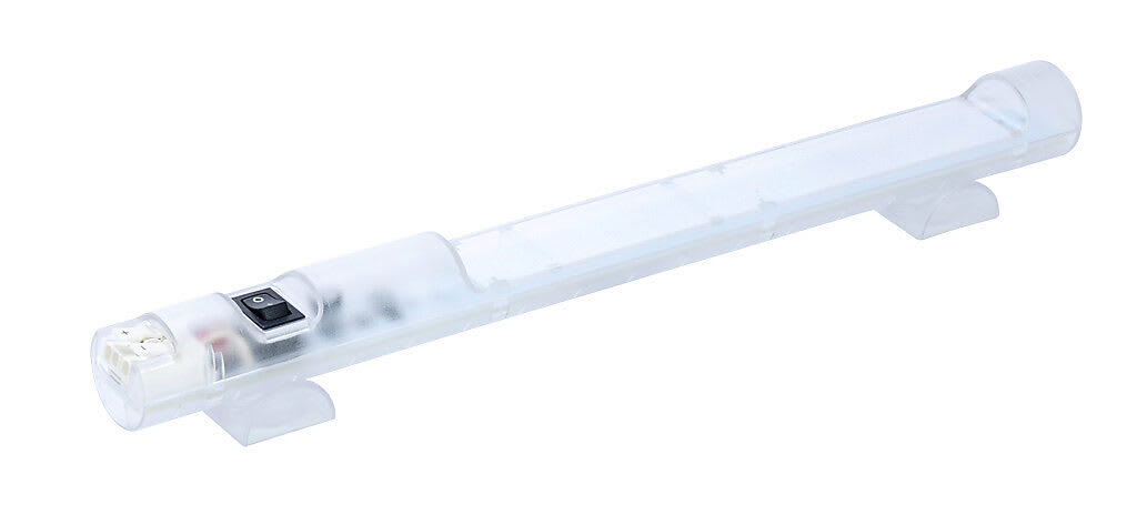 Carlo Gavazzi - LED Skapbelysning Ecoline. 5W/100-240VAC/90-110VDC bryter og skrufeste. IP20. Fjærklemmer.