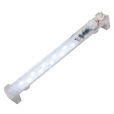 Carlo Gavazzi - LED Skapbelysning Ecoline. 5W/100-240VAC/90-110VDC. Med PIR og klippsfeste. IP20. Fjærklemmer.