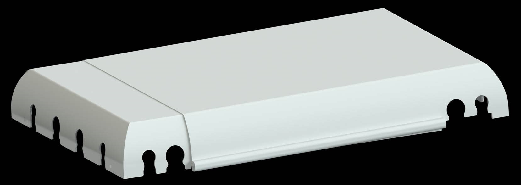 TradeForce - TEMOBOX LXBXH 375-580x260x48MM LAVTBYGGENDE DOWNLIGHTBOKS