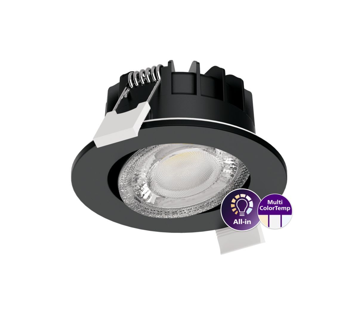 Philips - SPOT ALL-IN 5S/827_30_40 40GR SORT DIM RS071B IP65