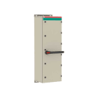 ABB Electrification - OT1000BBRR3TZ, 3P, 400V AC23A 560kW 720A Stål kapsling IP65 Sort pistolhåndtak 2NO+1NC