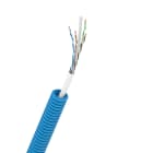 Nexans - Halogenfri korrugert PP installasjonsrør. Uskjermet Cat 6 data kabel med 4 par..