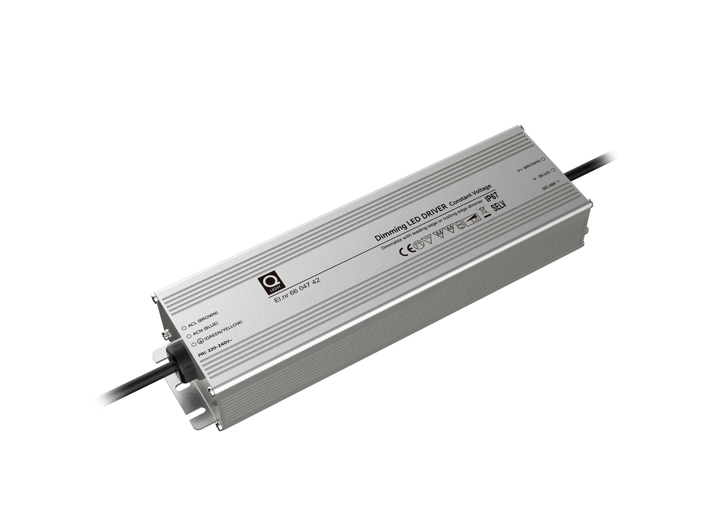 Q-Light - LED DRIVER CV 48VDC 320W IP67 HF OE