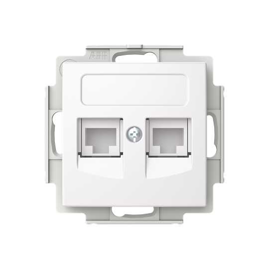 ABB Electrification - SAGA DATA INNF 2 X RJ45 CAT6 U /RAMME