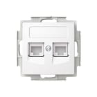 ABB Electrification - SAGA DATA INNF 2 X RJ45 CAT6 U /RAMME