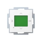 ABB Electrification - SAGA™ innfelt termostat rom/gulv/rom-gulv med display, leveres med gulvføler, uten ramme TC16-20-916