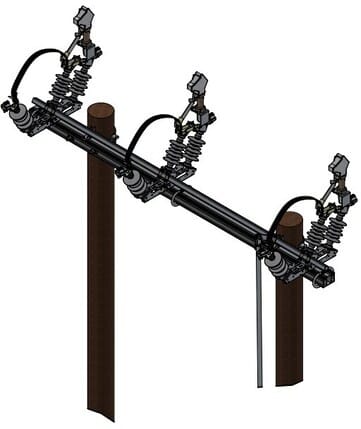 Melbye - Linjebryter Helgeland H-mast