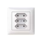 ABB Electrification - SAGA INNF STIKK EURO 3-VEIS M/ RAMME