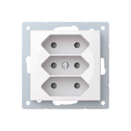 ABB Electrification - SAGA INNF STIKK EURO 3-VEIS U/ RAMME