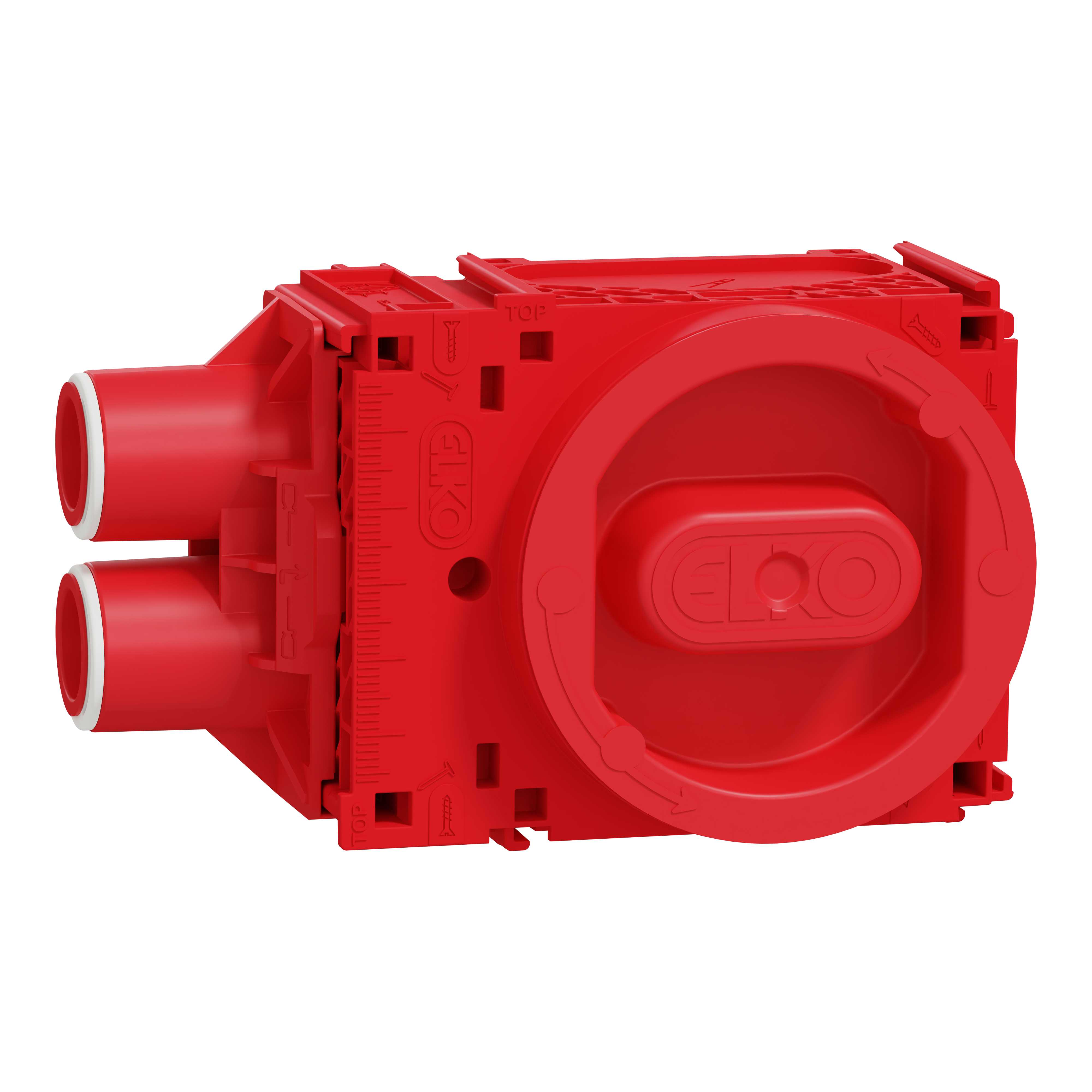 ELKO - Flexi+ innfelt boks med 2 løp, med stort koblingsrom. Manuelt justerbar festering 9-24mm