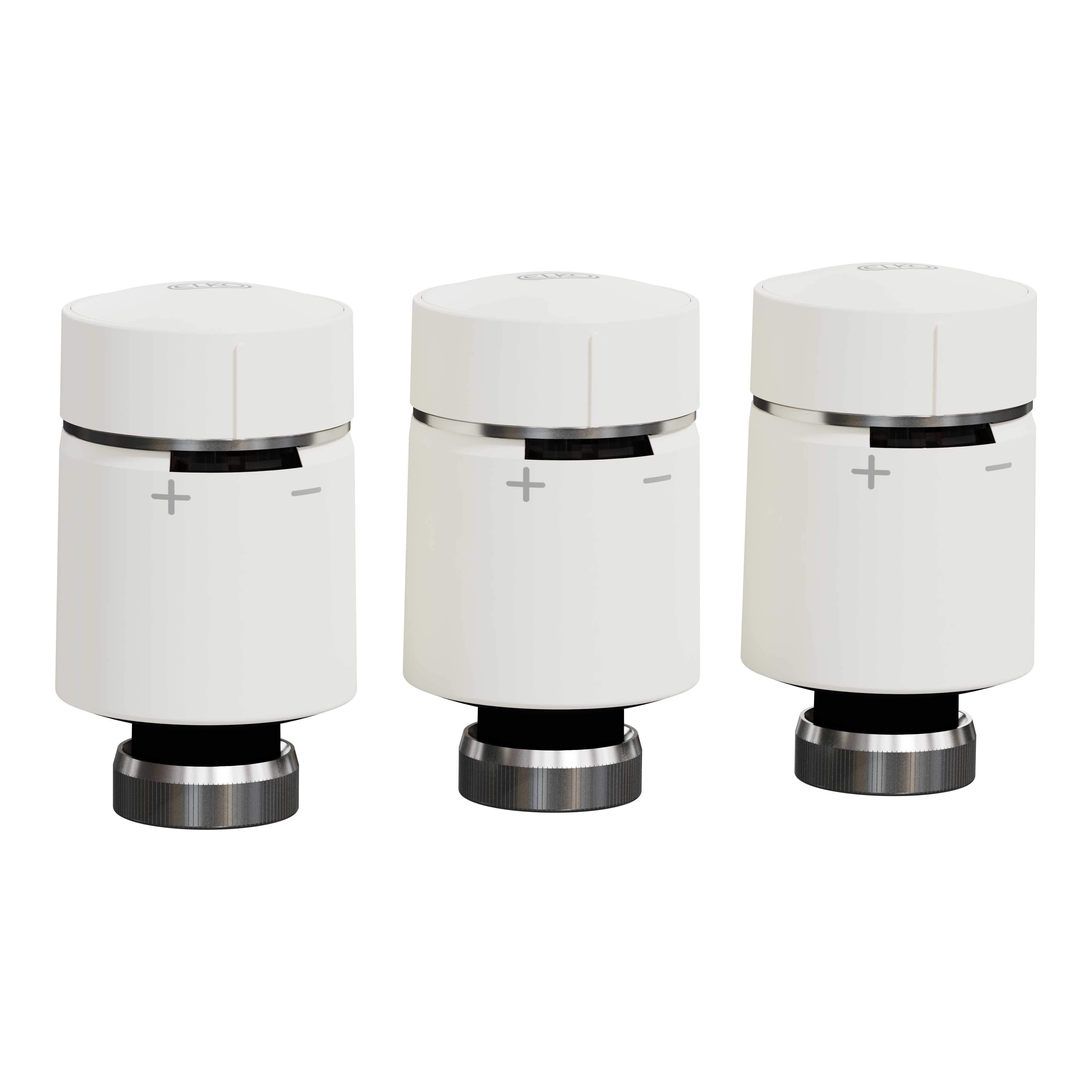 ELKO - Smart RadiatorTermostat kit består av 3 x RadiatorTermostater.