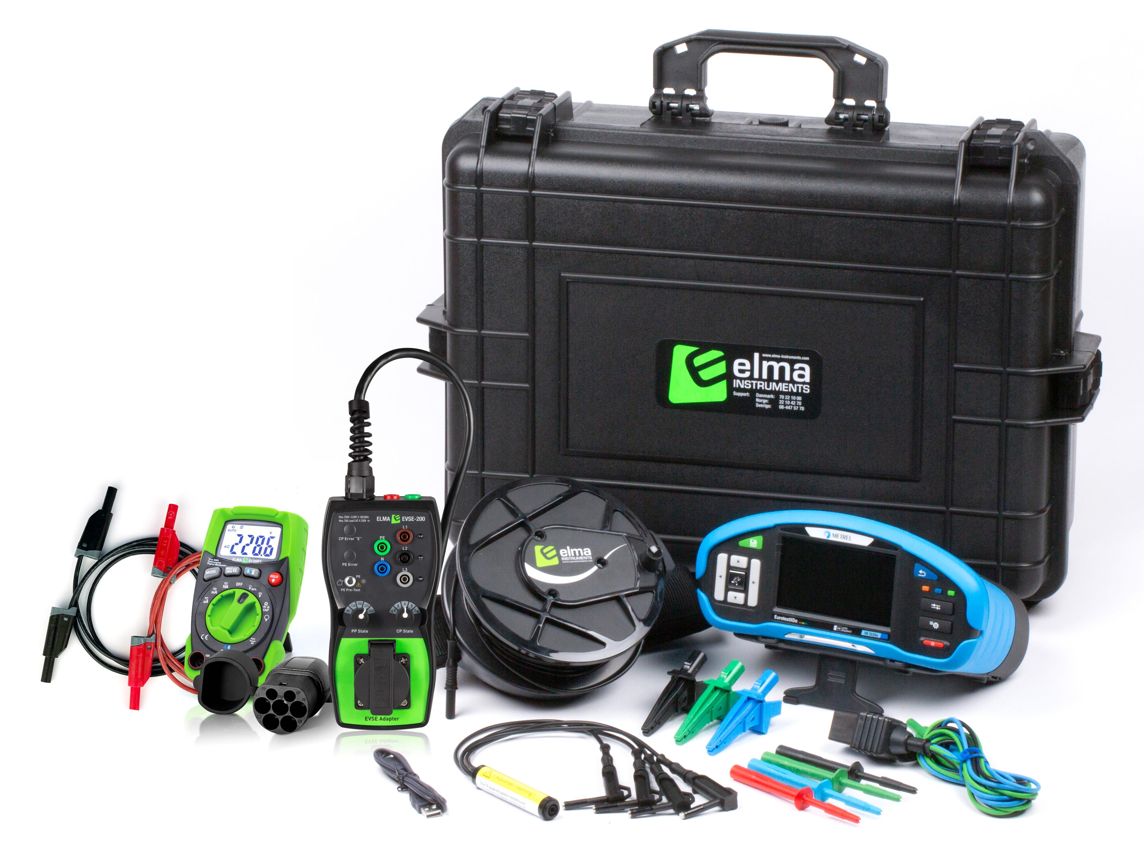Elma Instruments - Elma Instrument kuffert nr.23 med XDe/30m/EVSE-200/6100EVSE