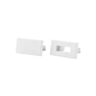 SG Armaturen - STRIPLINE ENDEDEKSEL KIT SLIM HVIT