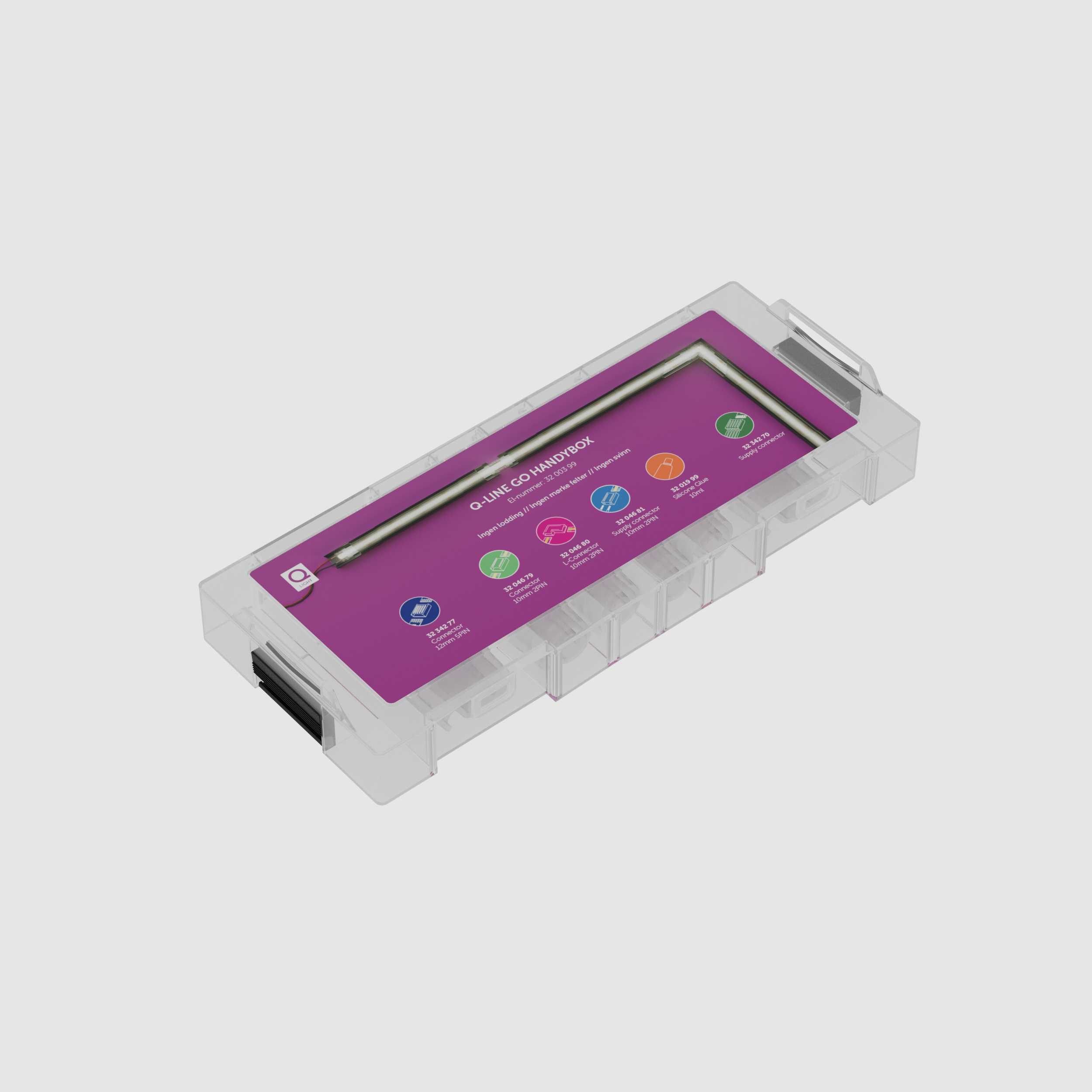 Q-Light - Q-LINE GO HANDYBOX LED STRIP TILKOBLINGER/SKJØTER