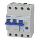 Doepke Schaltgeräte GmbH - Jordfeilbryterautomat 13Amp 30mA C karr. 4modul bredde Type A 3+N (4pol)
