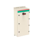 Hauge - Sikkerhetsbryter, OT250KAUR3TZ, 3P, 400V, 200A, 132kW, Stålkapsl, IP65, Sort pistolh, 2NO+1NC
