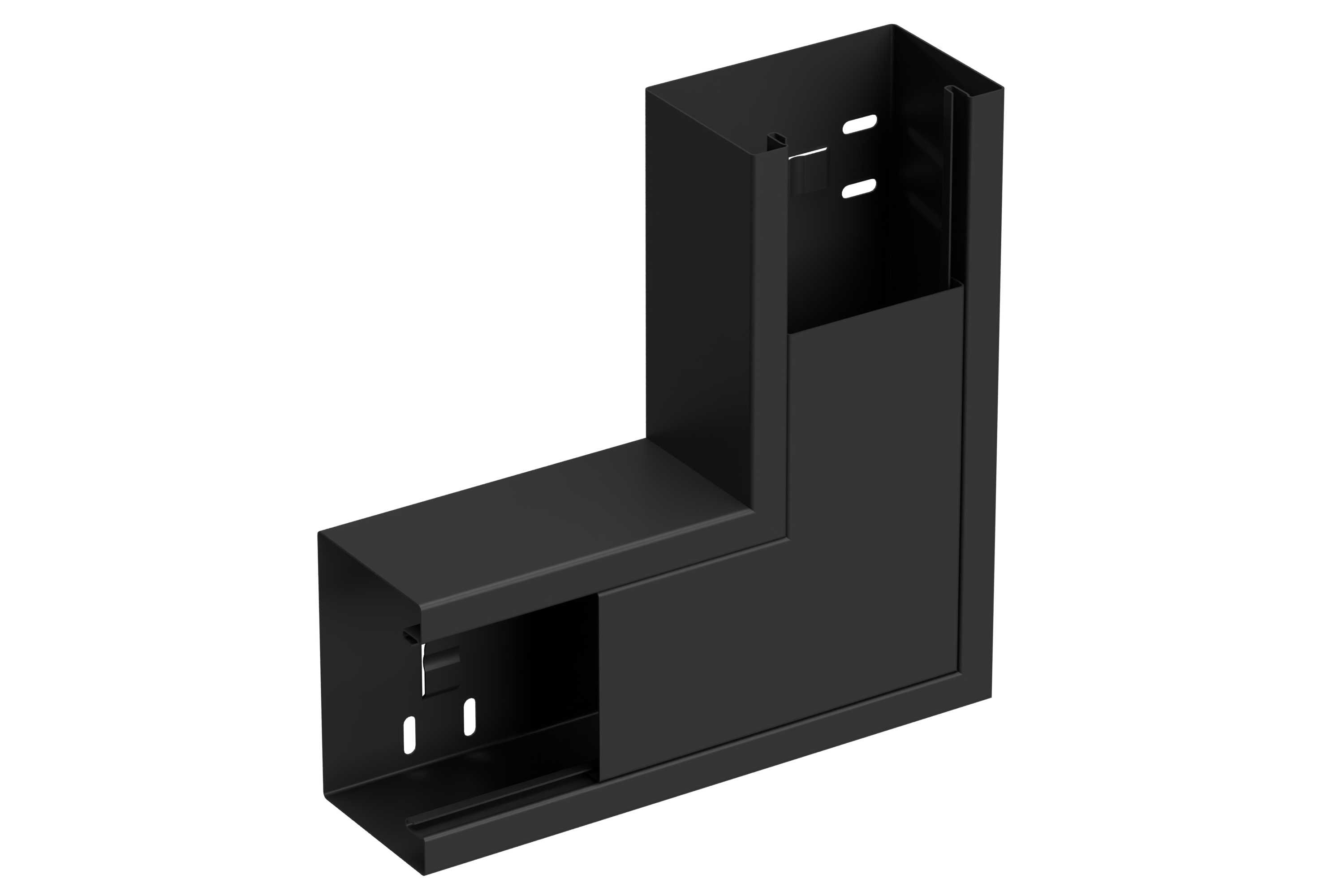 Wibe Group - L-Stykke 110/72 sort RAL9017