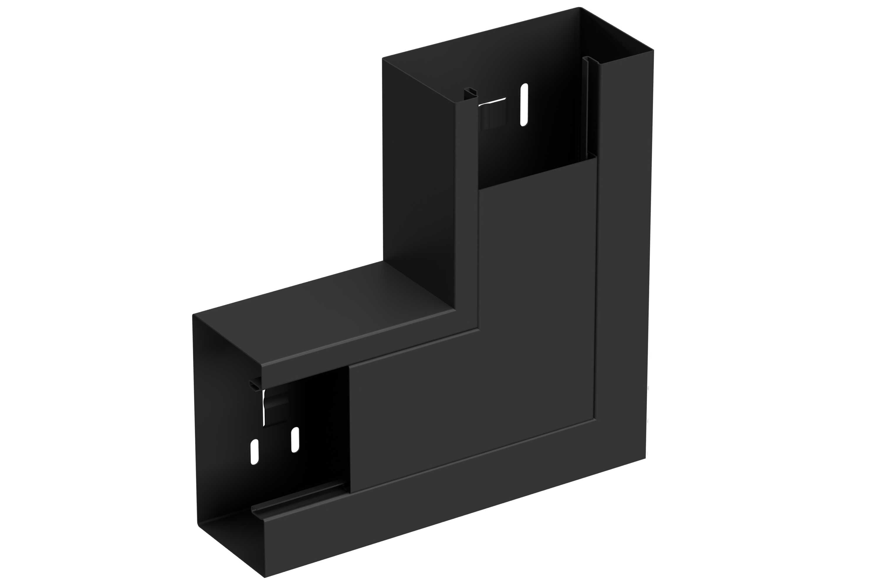 Wibe Group - L-Stykke opp 130/72 so RAL9017