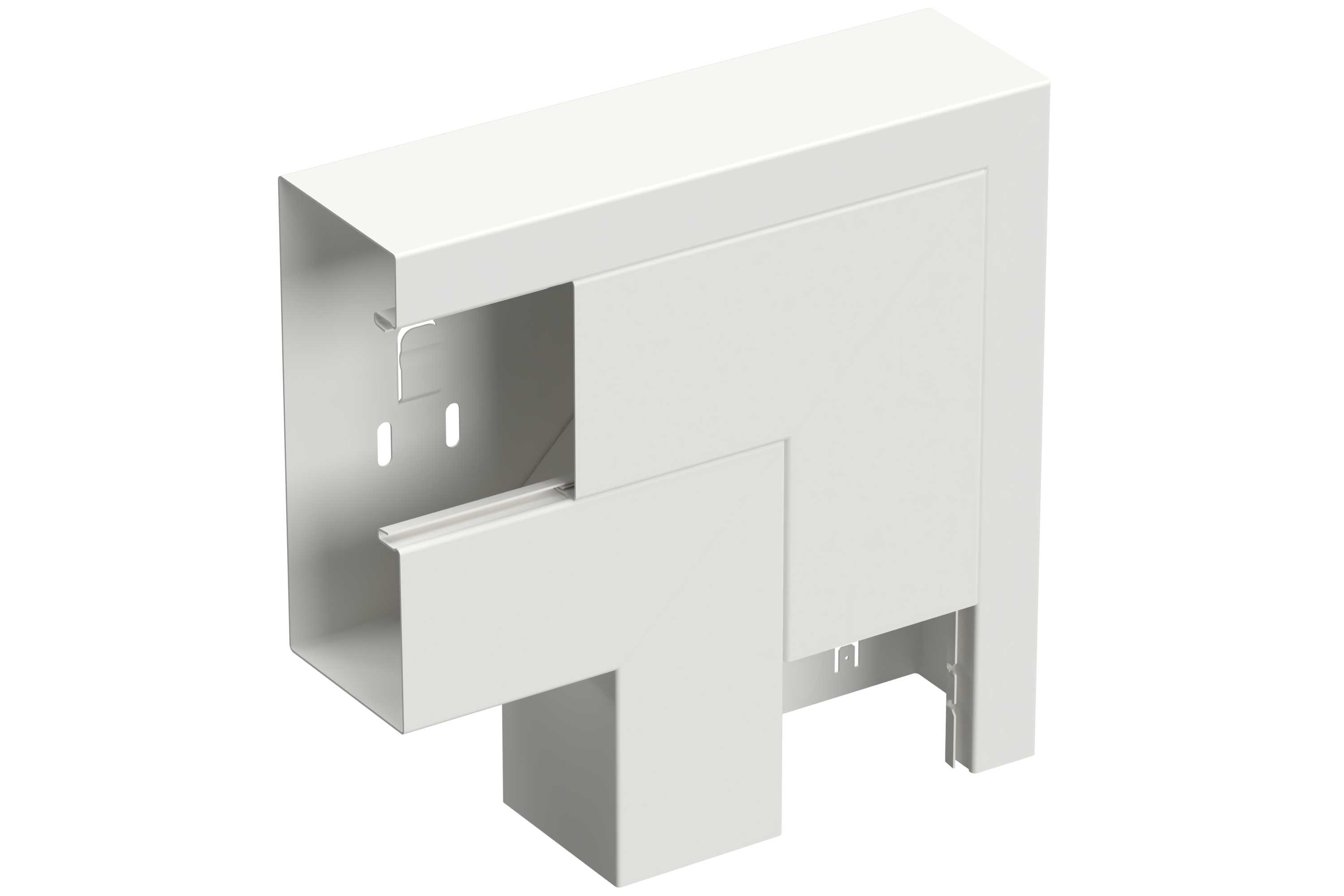 Wibe Group - L-Stykke ned 170/72 hvit RAL9