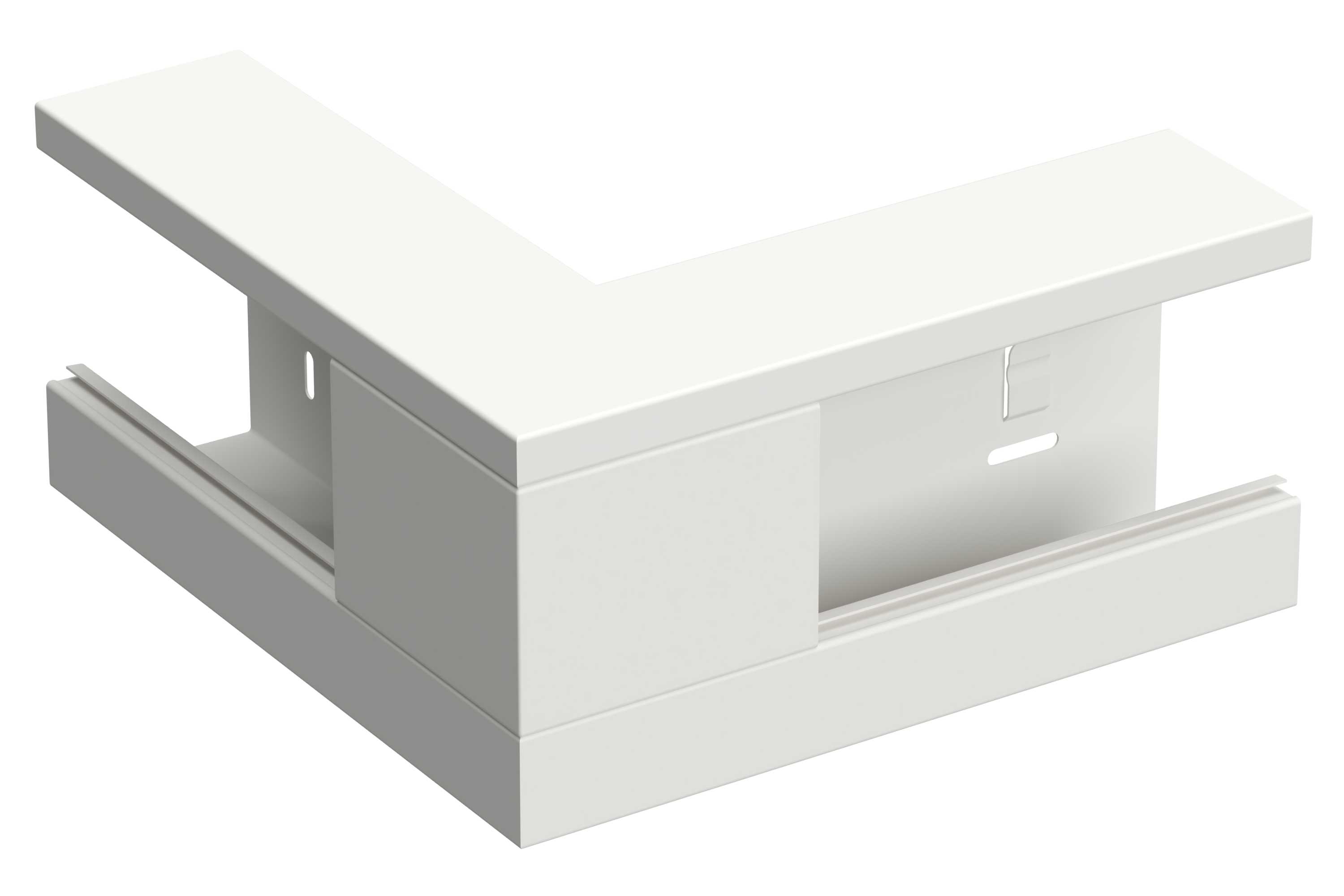 Wibe Group - Utv.hjørne 130/72 hvit RAL9003
