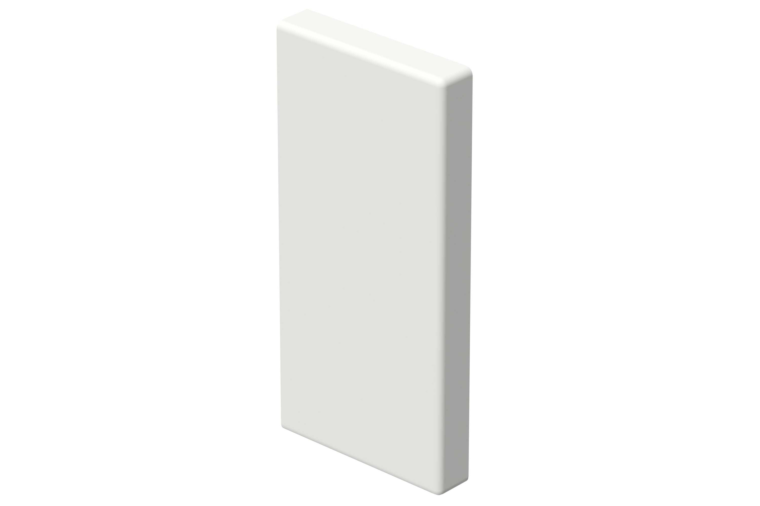Wibe Group - Endestykke 110/52 hvit RAL9003