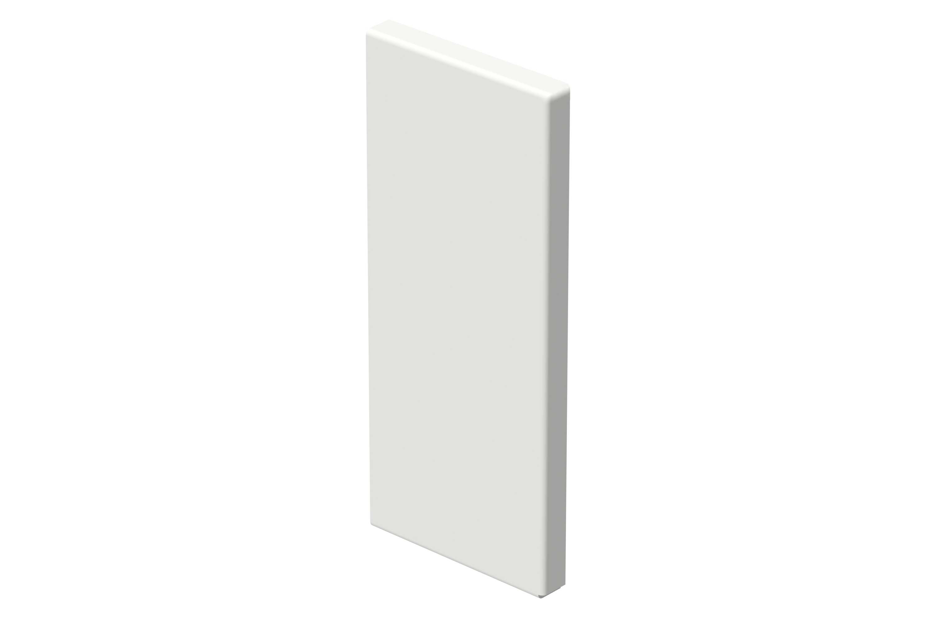Wibe Group - Endestykke 170/72 hvit RAL9003