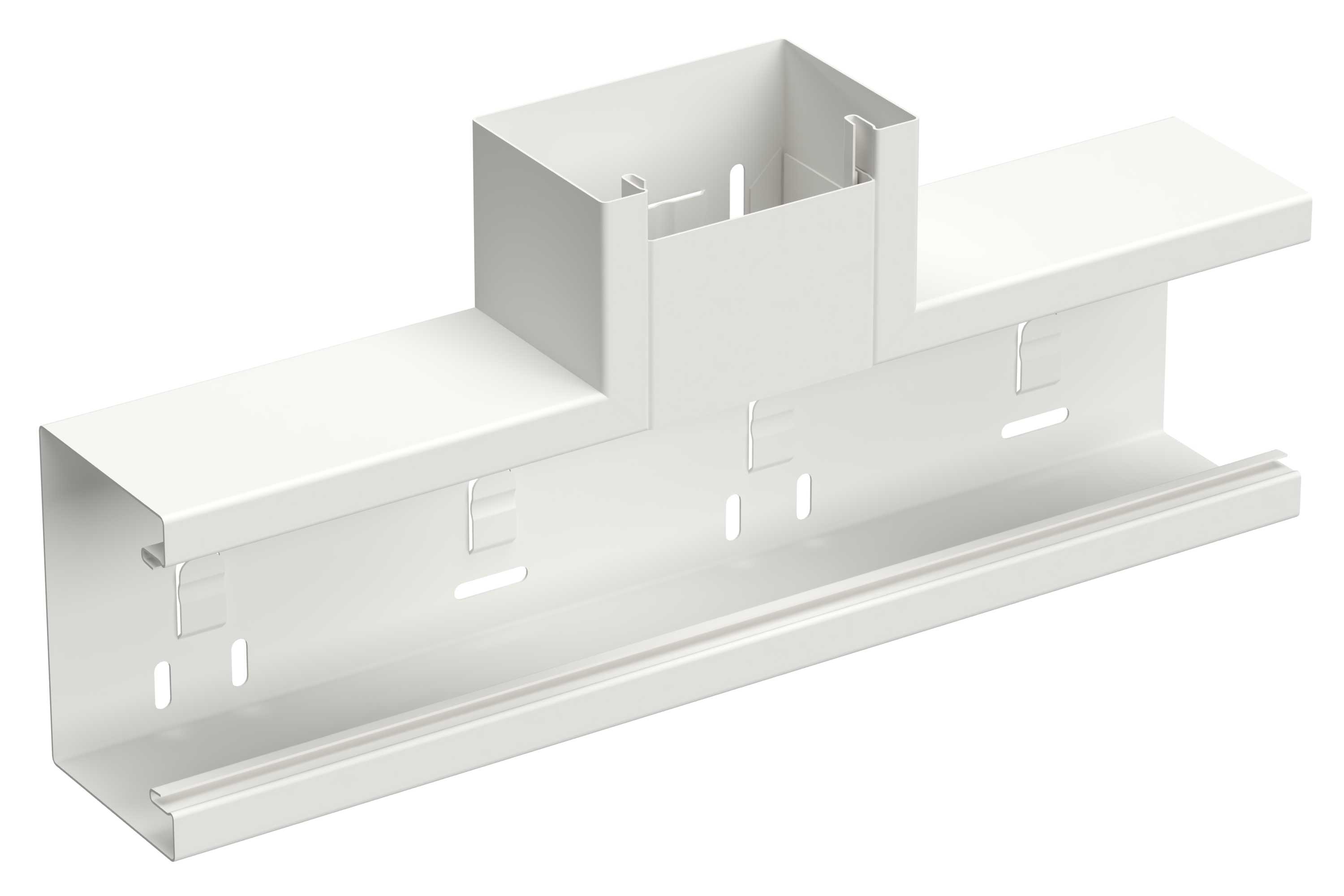 Wibe Group - T-stykke 110/72 hvit RAL9003