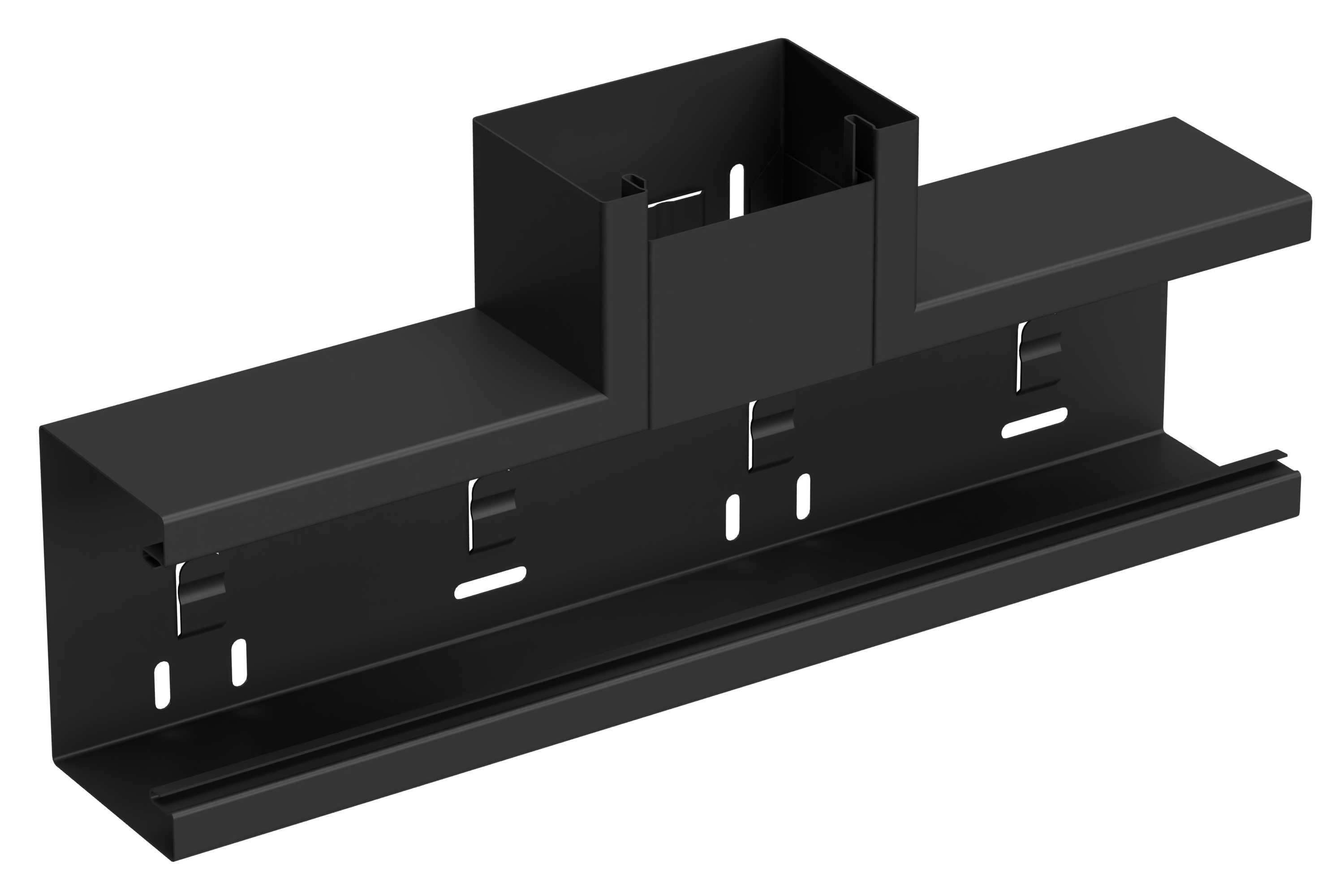 Wibe Group - T-stykke 110/72 sort RAL9017