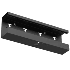 Wibe Group - T-stykke ned 130/72 sort RAL9