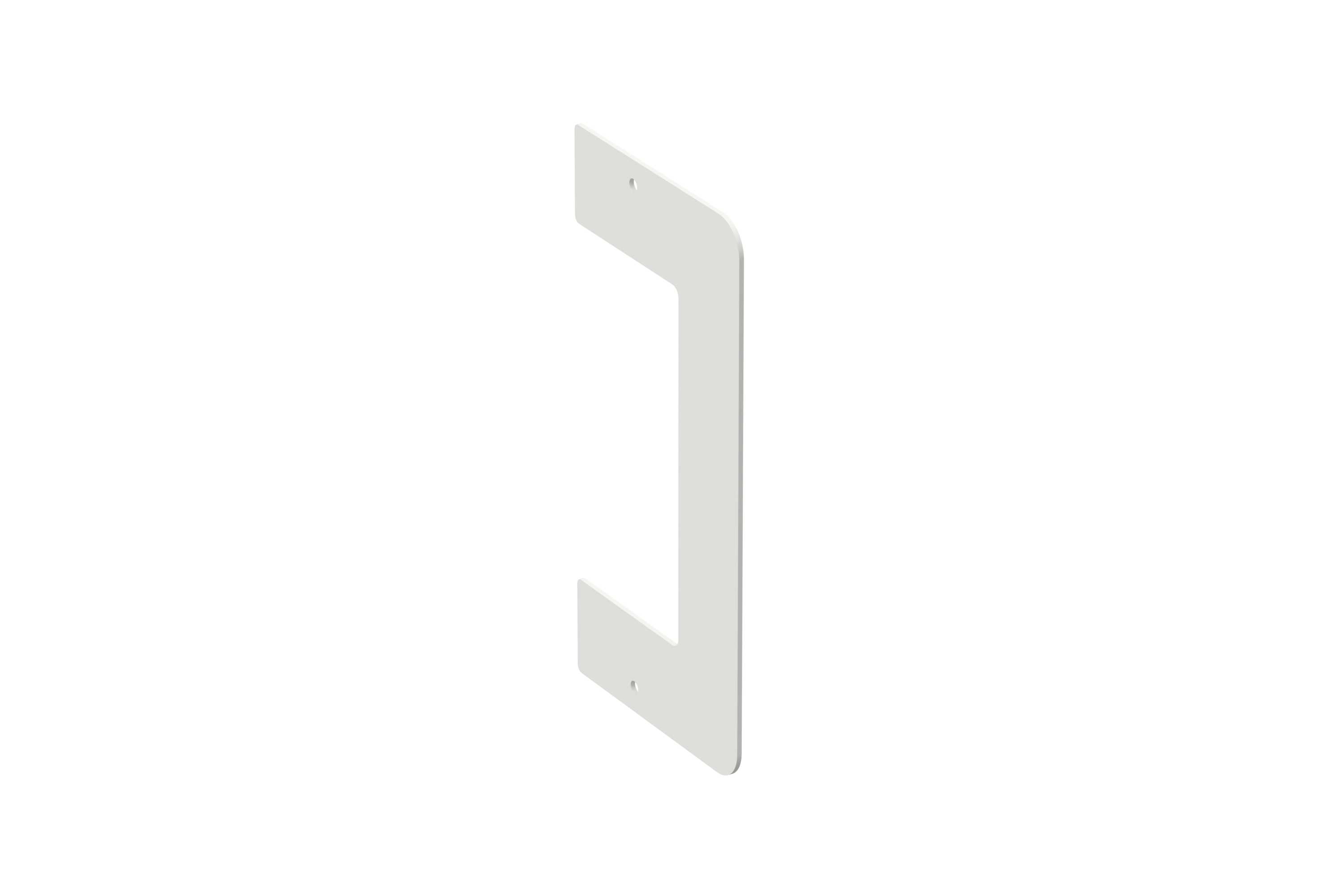 Wibe Group - Veggramme 110/52 hvit RAL9003
