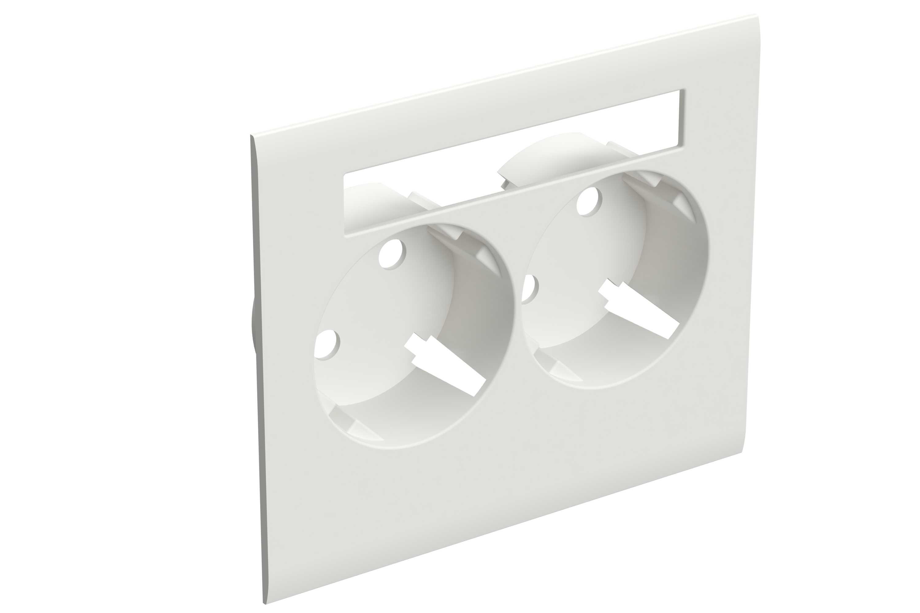 Wibe Group - Frontdeksel 2-veis master hvit