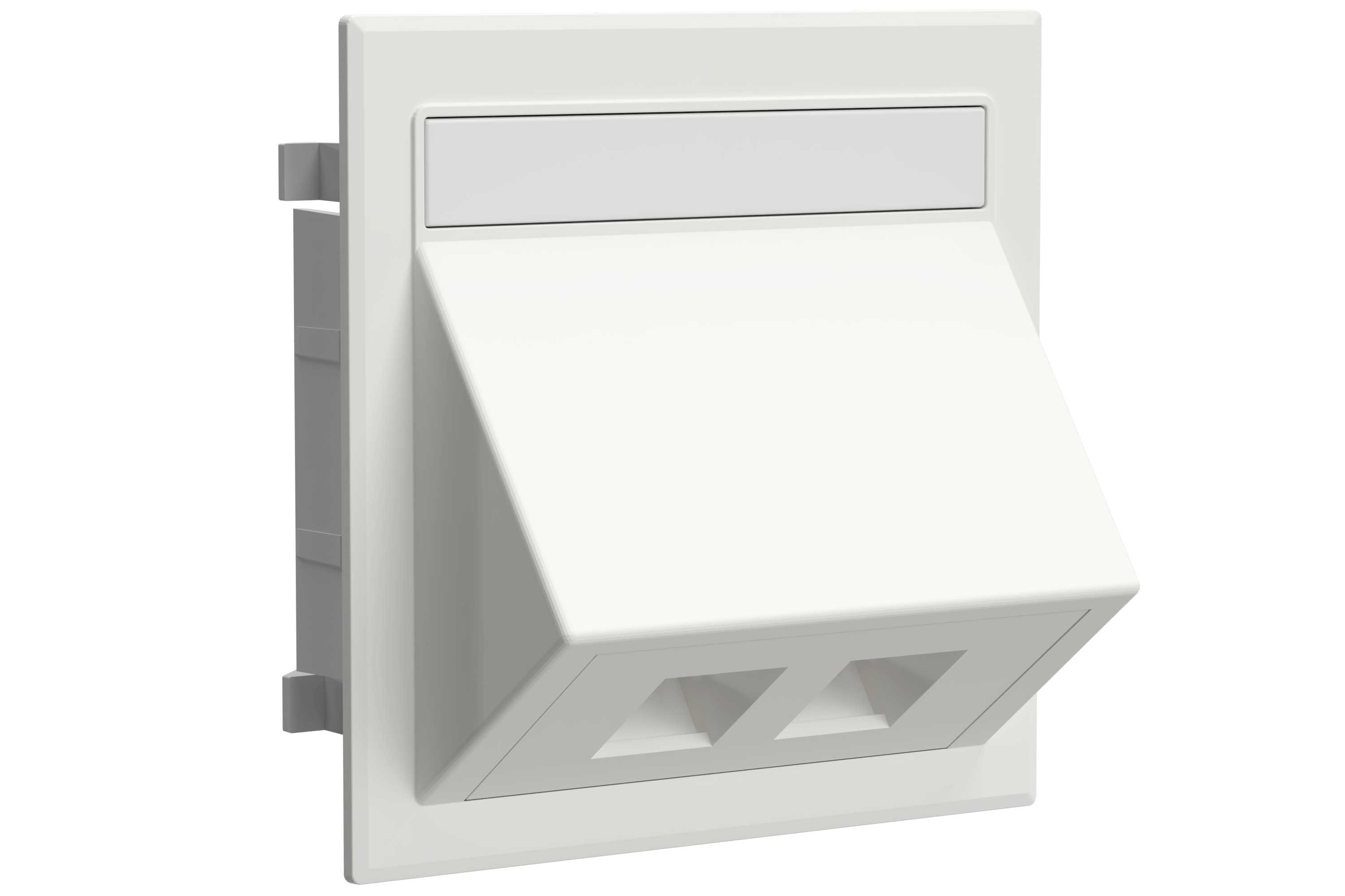 Wibe Group - Datakontakt dobbel RJ45 hvit