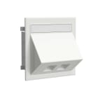 Wibe Group - Datakontakt dobbel RJ45 hvit