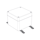 Rose-Elektrotechnik GMBH - Festebraketter M6 Sett à 4stk til Aluminium & Polyester