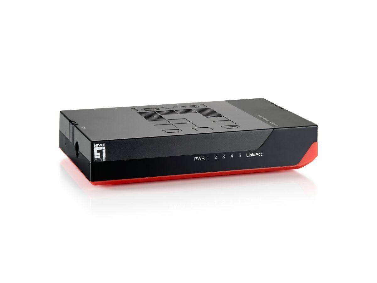 LevelOne - LevelOne GSW-0507 Switch 5-Port GbE
