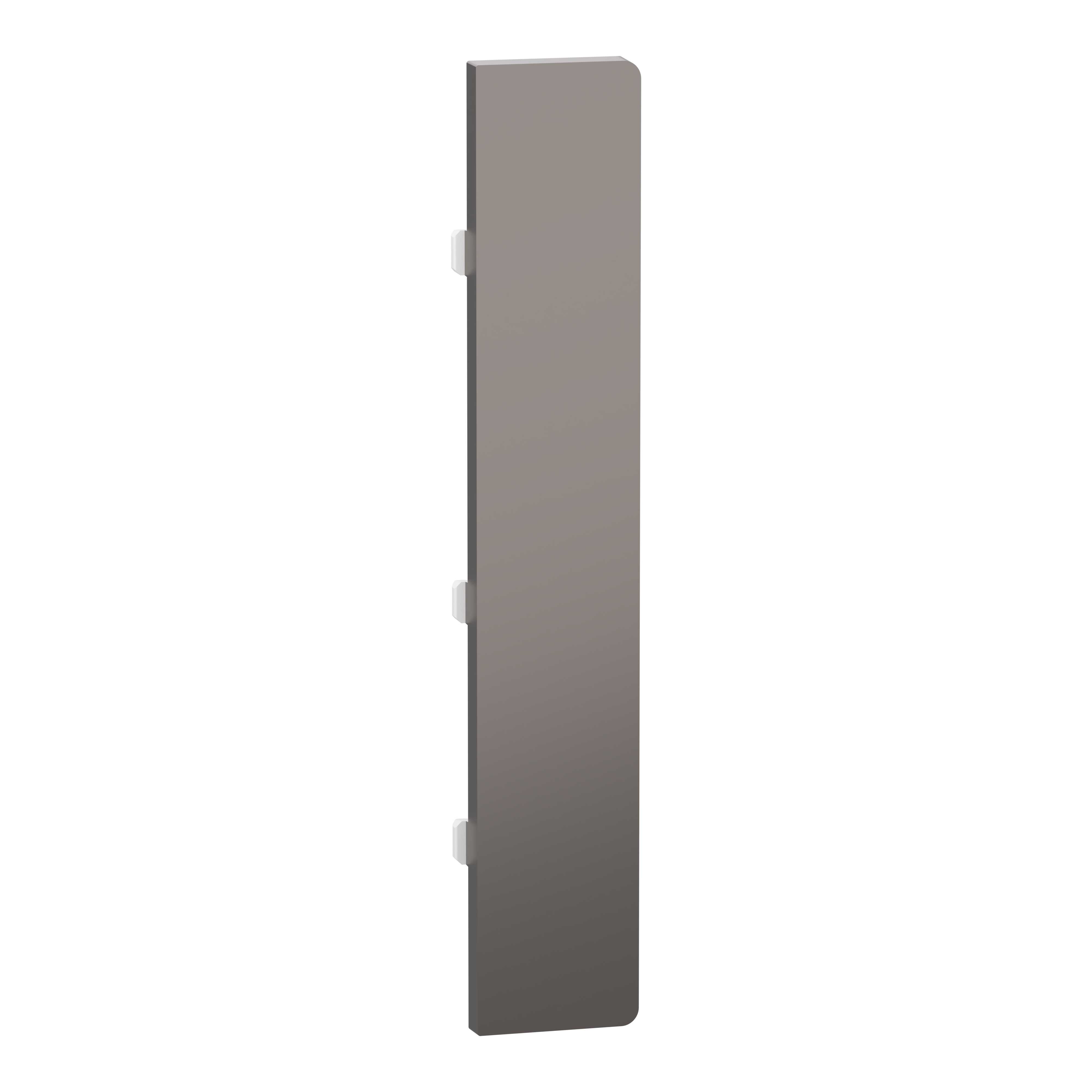 Schneider Electric - KNX 1-knapp til trykknappinnsats dynamisk merking, System Design, nikell metallic