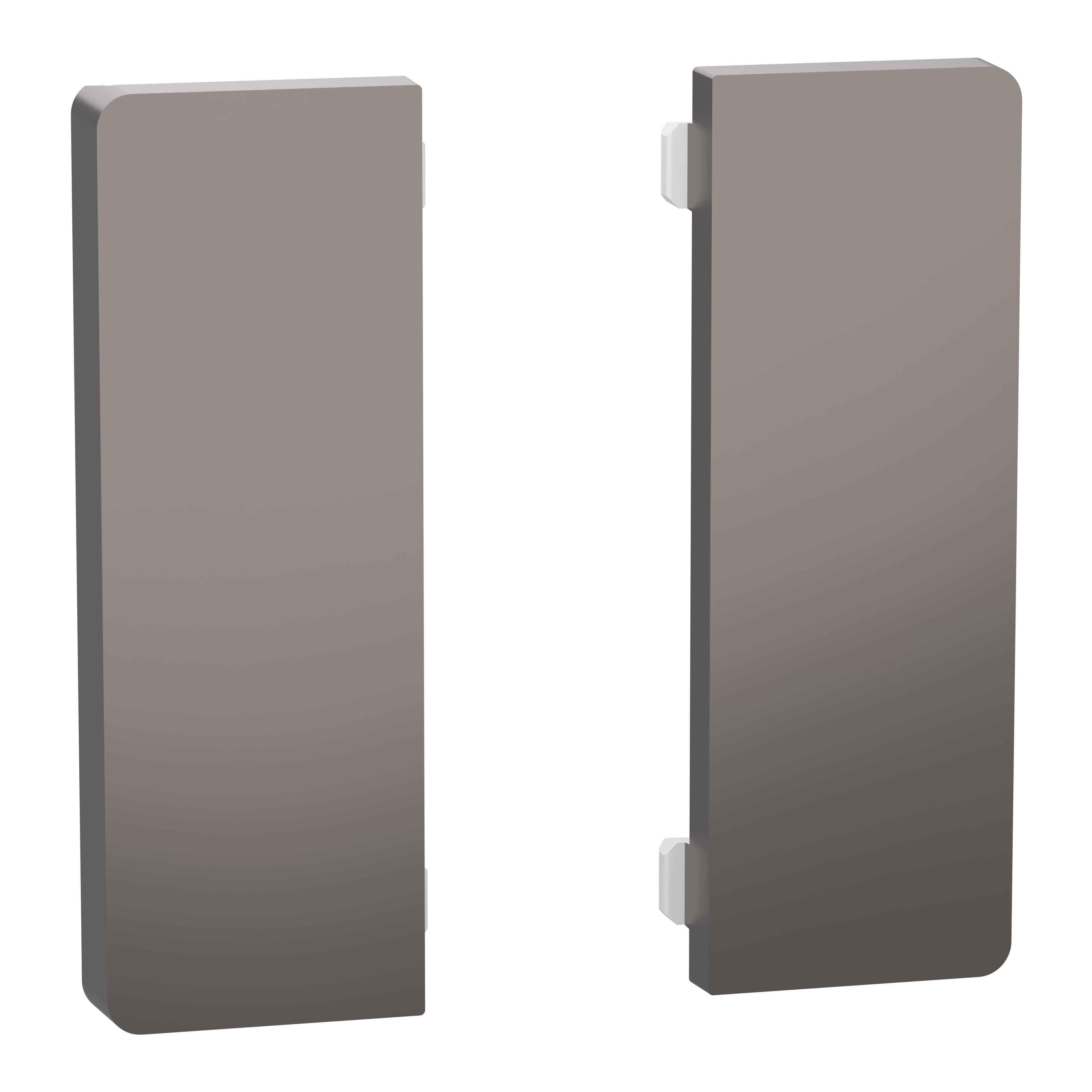 Schneider Electric - KNX 2-knapp til trykknappinnsats dynamisk merking, System Design, nikell metallic