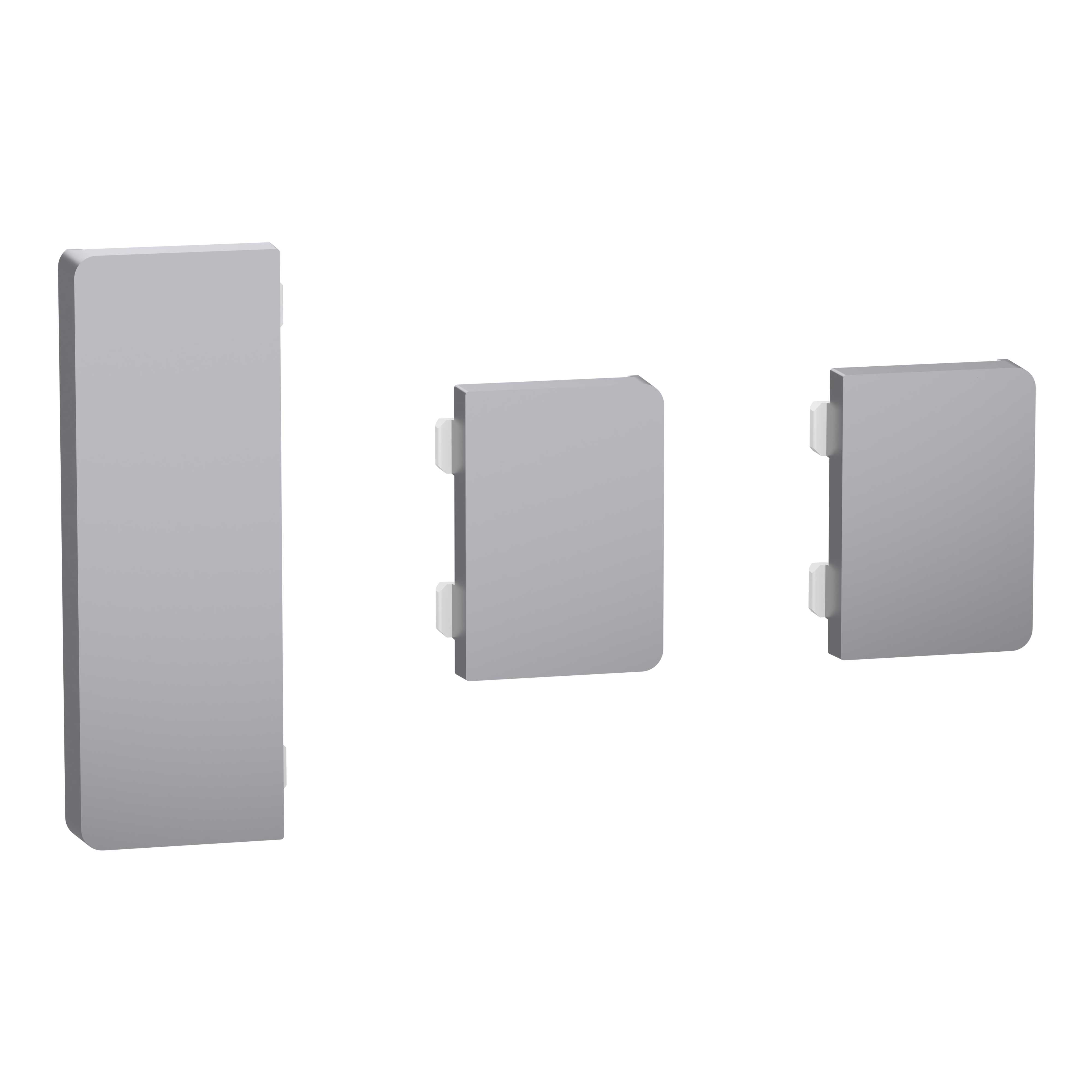 Schneider Electric - KNX 3-knapp til trykknappinnsats dynamisk merking, System Design, sølvfarget