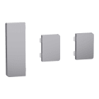 Schneider Electric - KNX 3-knapp til trykknappinnsats dynamisk merking, System Design, sølvfarget