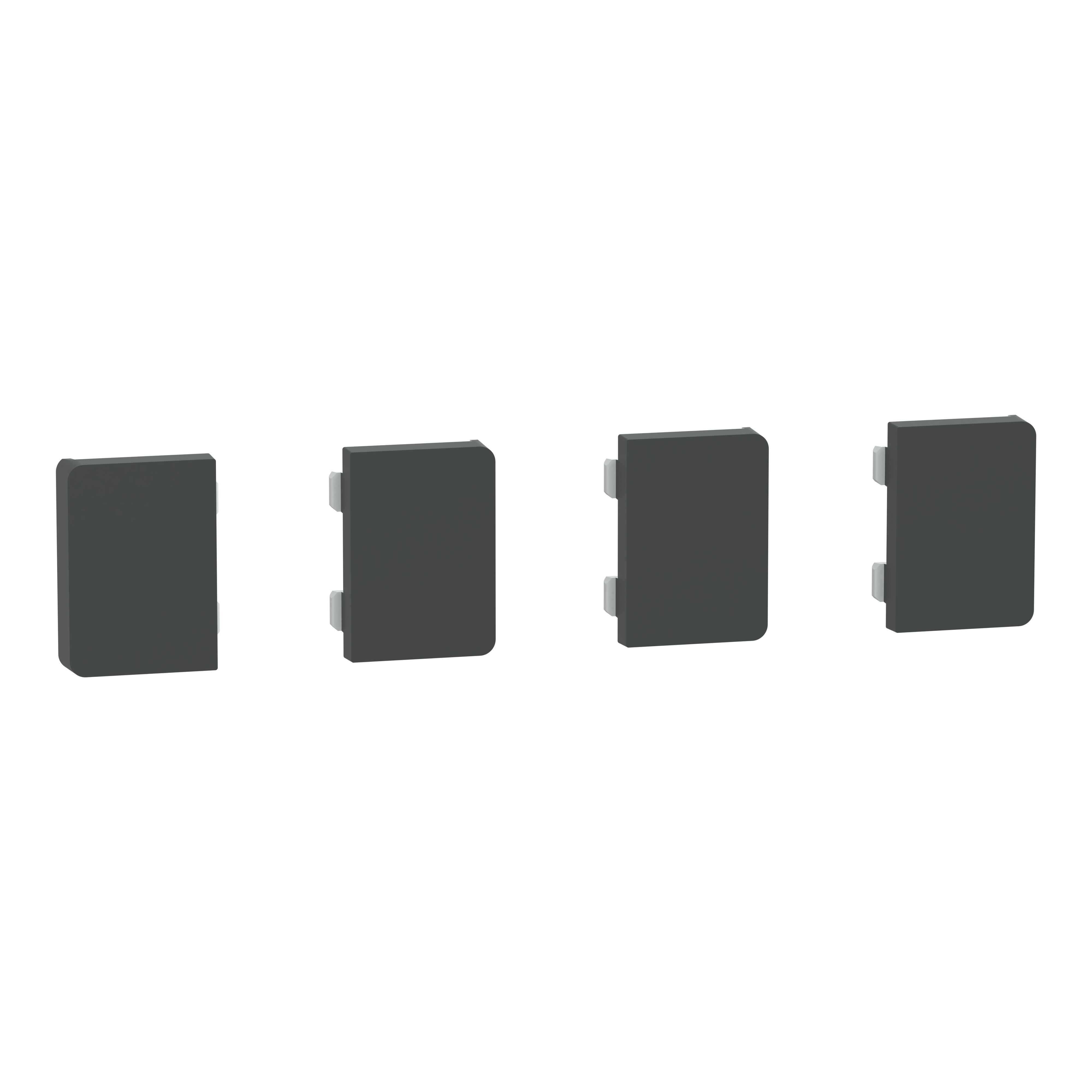 Schneider Electric - KNX 4-knapp til trykknappinnsats dynamisk merking, System Design, antrasitt