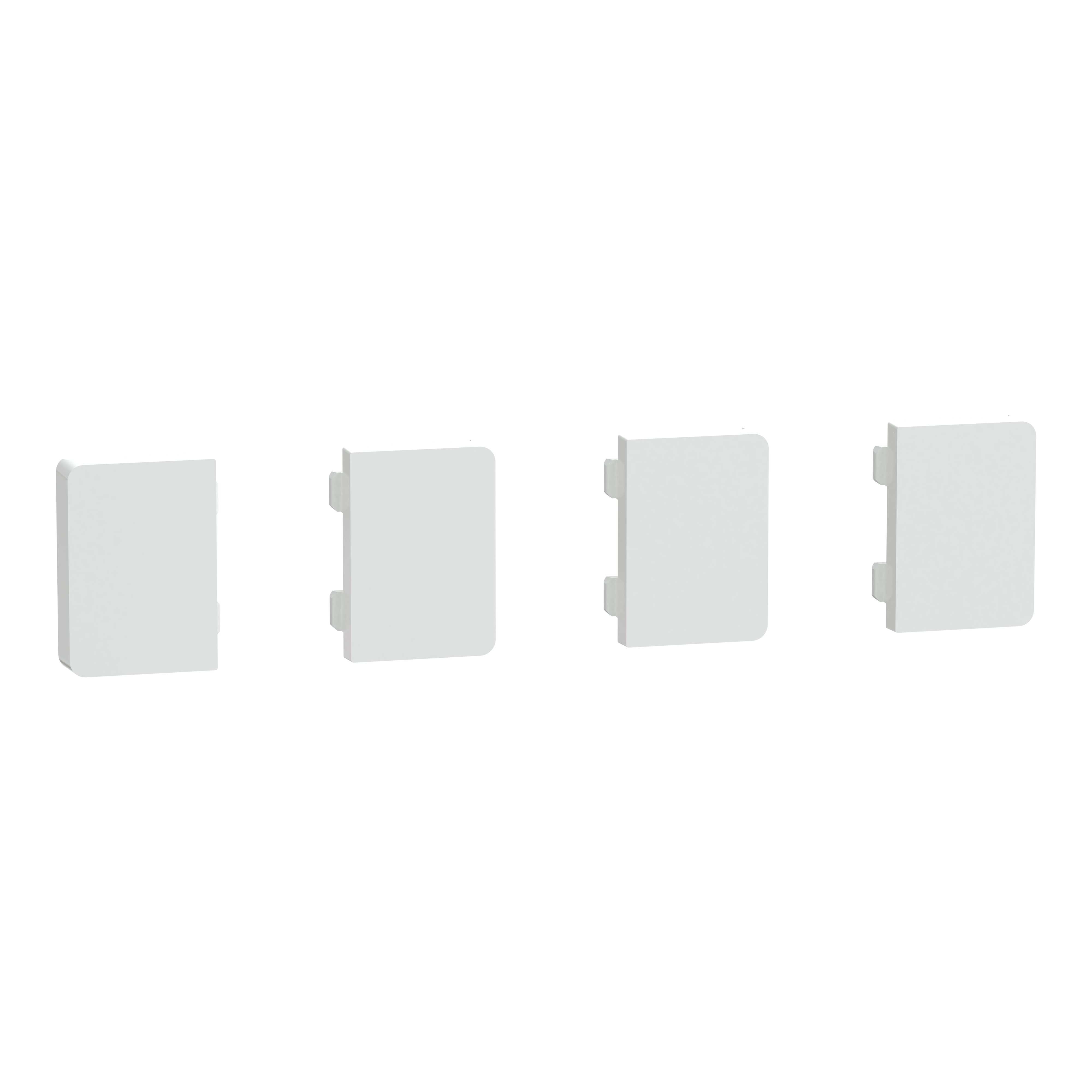 Schneider Electric - KNX 4-knapp til trykknappinnsats dynamisk merking, System Design, hvit