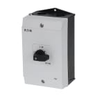 Eaton Electric - Av/På-bryter, P1, 40 A, kapslet, 3 fas, med svart vrigrep